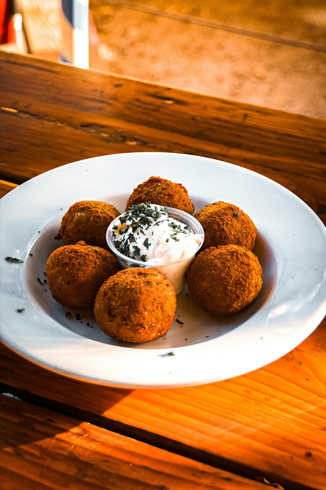 Arancini met mozzarella