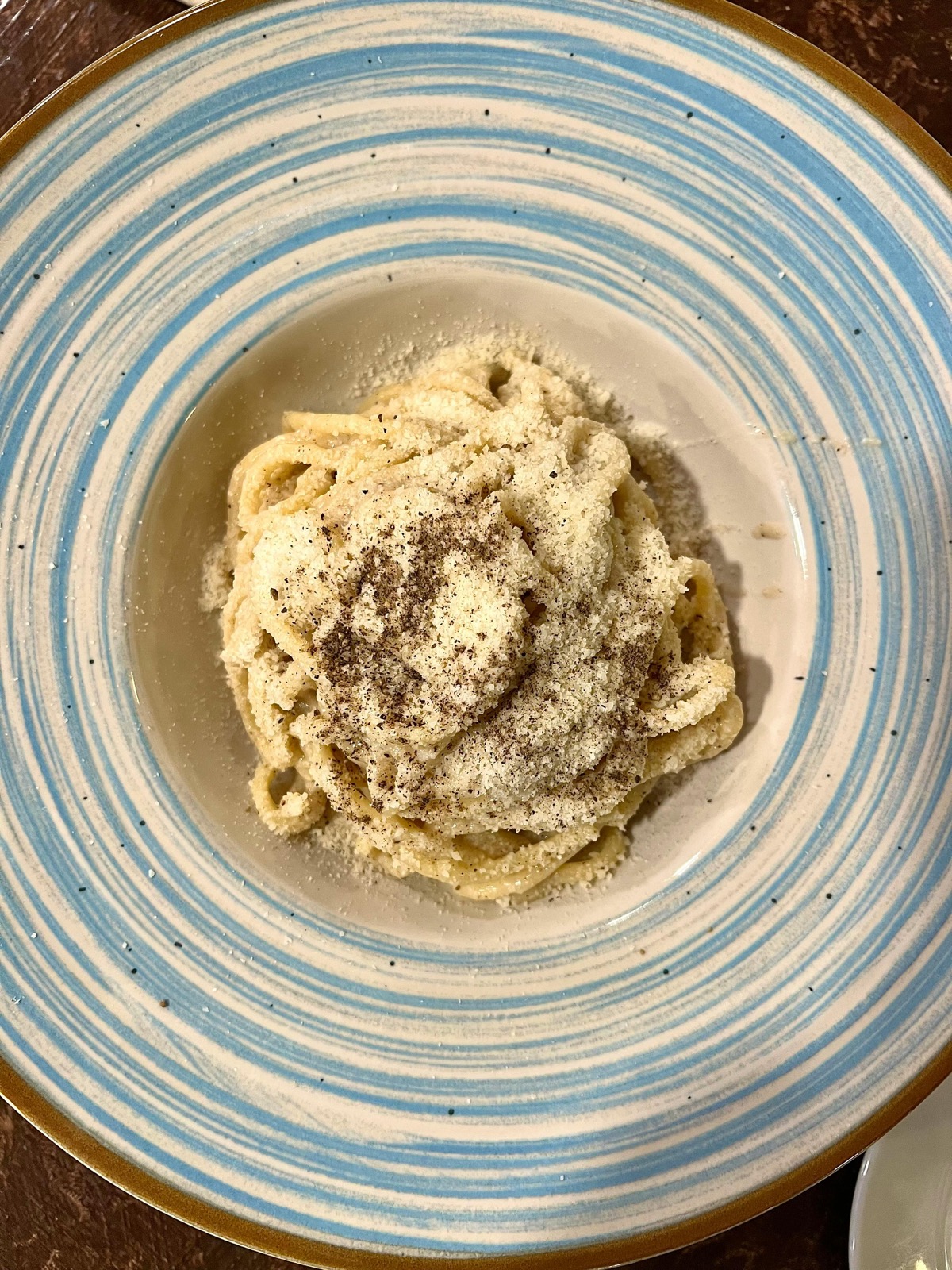 Spaghetti cacio e pepe
